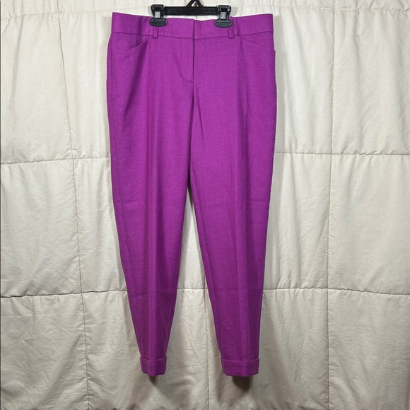 LOFT Pants - LOFT Vibrant Purple Ankle Pants